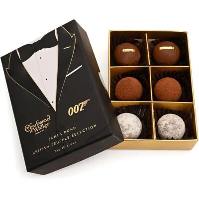 Charbonnel et Walker James Bond Tuxedo Truffles - 74g Charbonnel et Walker James Bond Tuxedo Truffles - 74g