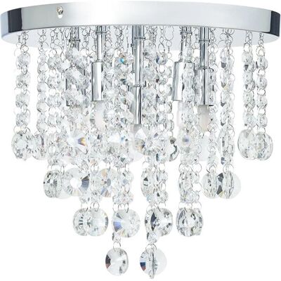 Litecraft - Montego 6 Arm - Chrome - Ceiling Light Litecraft - Montego 6 Arm - Chrome - Ceiling Light