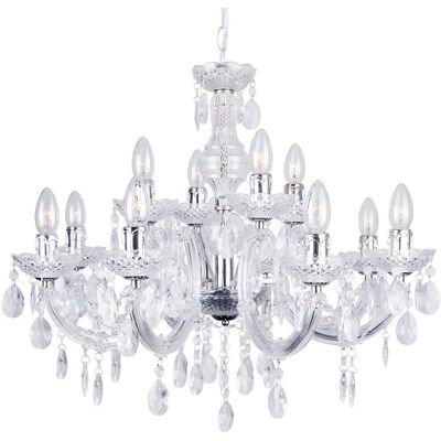 Litecraft - Marie Therese Chandelier - Chrome - Chandelier Litecraft - Marie Therese Chandelier - Chrome - Chandelier