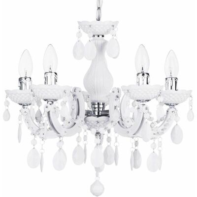 Litecraft - Marie Therese - White - Chandelier Litecraft - Marie Therese - White - Chandelier