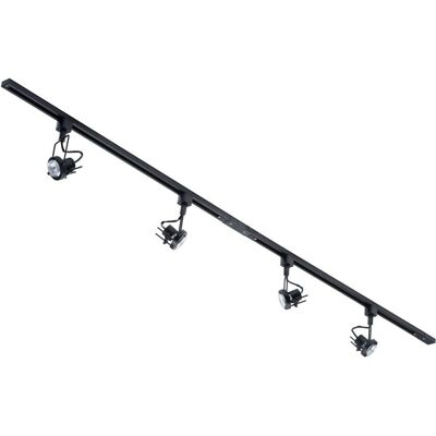 Litecraft - 2m Kitchen Track Light - Black - Track light Litecraft - 2m Kitchen Track Light - Black - Track light