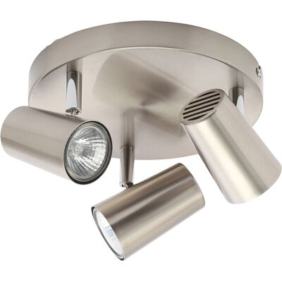 Litecraft - Chobham Spotlight Plate - Satin Nickel Litecraft - Chobham Spotlight Plate - Satin Nickel