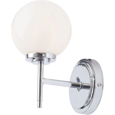 Litecraft - Preston - 1 Arm - White Shade - Wall Light Litecraft - Preston - 1 Arm - White Shade - Wall Light