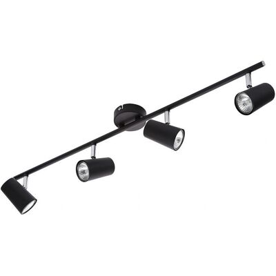 Forum Harvey 4 Light Ceiling Spotlight Bar Black - Ceiling Spotlight Forum Harvey 4 Light Ceiling Spotlight Bar Black - Ceiling Spotlight