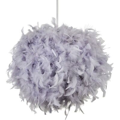 Litecraft Grey Feather Ball Lampshade - Lampshade Litecraft Grey Feather Ball Lampshade - Lampshade