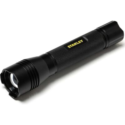 Stanley Wiederaufladbare Taschenlampe - Einstellbarer Fokus - 250m Reichweite Stanley Wiederaufladbare Taschenlampe - Einstellbarer Fokus - 250m Reichweite