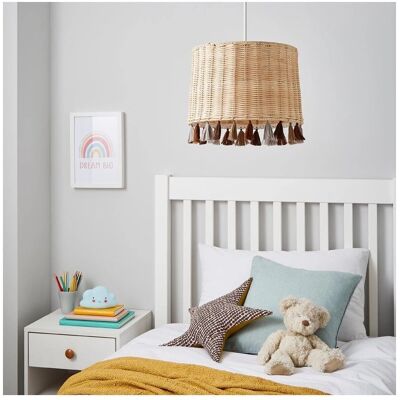 BHS Lighting Glow Tassel Natural Light Shade - Light Shade BHS Lighting Glow Tassel Natural Light Shade - Light Shade