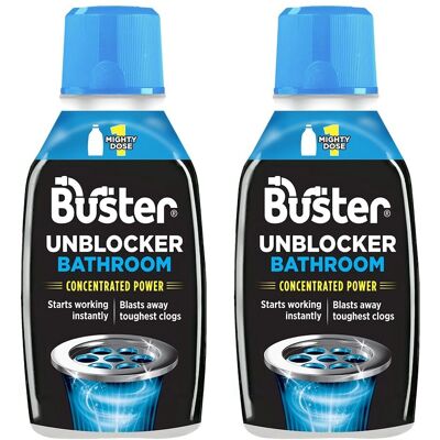 Buster - Drain Unblocker - 300ml - Pack of 2 - Unblocker Buster - Drain Unblocker - 300ml - Pack of 2 - Unblocker