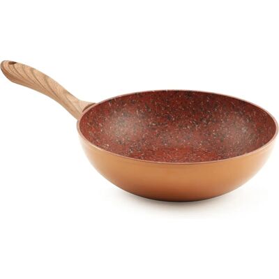 JML Copper Stone 28cm Non-Stick Wok - Stir-Fry Pan JML Copper Stone 28cm Non-Stick Wok - Stir-Fry Pan
