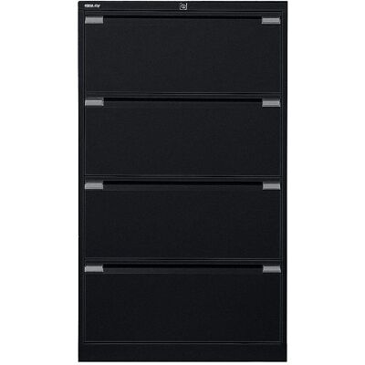Archivador BISLEY - 2 Carriles, 4 Cajones, Negro Archivador BISLEY - 2 Carriles, 4 Cajones, Negro