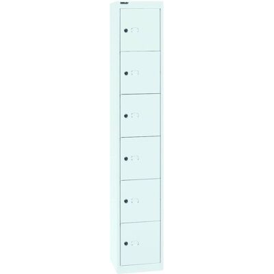 Armoire à casiers BISLEY - 6 compartiments - 30,5cm de large - Publicité Armoire à casiers BISLEY - 6 compartiments - 30,5cm de large - Publicité