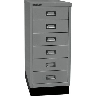 Cassettiere BISLEY MultiDrawer L296S - Argento, 6 cassetti Cassettiere BISLEY MultiDrawer L296S - Argento, 6 cassetti