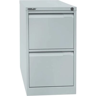Armoire à dossiers Bisley gris clair - 2 tiroirs, 41,3x62,2x71,1 cm - Armoire à fichiers - Publicité Armoire à dossiers Bisley gris clair - 2 tiroirs, 41,3x62,2x71,1 cm - Armoire à fichiers - Publicité