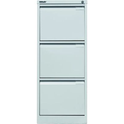 BISLEY Lichtgrauer Hängeregistraturschrank 3 Schubladen BISLEY Lichtgrauer Hängeregistraturschrank 3 Schubladen
