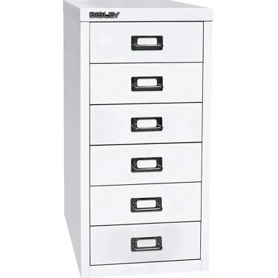 BISLEY MultiDrawer L296 Mobiletto di archiviazione - 6 cassetti BISLEY MultiDrawer L296 Mobiletto di archiviazione - 6 cassetti