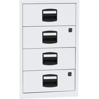 BISLEY PFA Stauraumschrank - 4 Schubladen Weiß Büroeinrichtung BISLEY PFA Stauraumschrank - 4 Schubladen Weiß Büroeinrichtung
