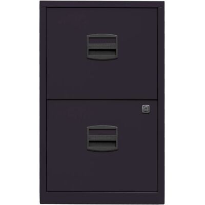 BISLEY PFA 2 Schwarzer abschließbarer Aktenschrank - Aktenschrank BISLEY PFA 2 Schwarzer abschließbarer Aktenschrank - Aktenschrank