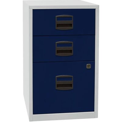 Armadio BISLEY PFA - Grigio Chiaro / Blu Oxford - 3 Cassetti Armadio BISLEY PFA - Grigio Chiaro / Blu Oxford - 3 Cassetti
