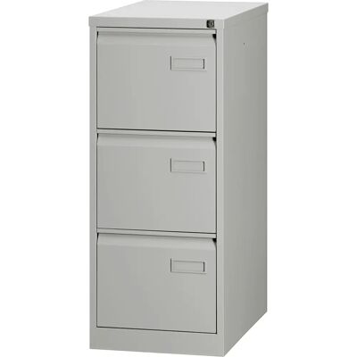 BISLEY LIGHT Aktenschrank - 3 Schubladen, Schloss, Stahl BISLEY LIGHT Aktenschrank - 3 Schubladen, Schloss, Stahl