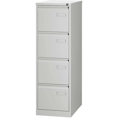 Bisley Light Hängeregistraturschrank - 4 Schubladen - Lichtgrau Bisley Light Hängeregistraturschrank - 4 Schubladen - Lichtgrau
