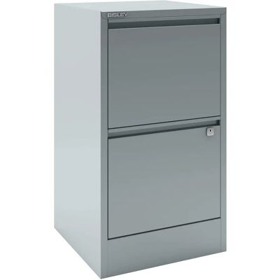 Armoire à fichiers suspendus Bisley Home - Acier, Verrouillable, 2 Tiroirs - Publicité Armoire à fichiers suspendus Bisley Home - Acier, Verrouillable, 2 Tiroirs - Publicité