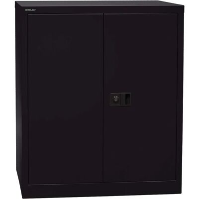Armario de Acero Bisley - 1000mm x 914mm x 400mm - Negro/Gris Armario de Acero Bisley - 1000mm x 914mm x 400mm - Negro/Gris