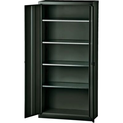 BISLEY Metall-Schrank mit Regalen - Schwarz - Robuster Stahlschrank BISLEY Metall-Schrank mit Regalen - Schwarz - Robuster Stahlschrank