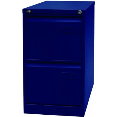 Cassetto per Files BISLEY Light - Blu Oxford - Acciaio Durevole, 2 Cassetti con Lucchetto Cassetto per Files BISLEY Light - Blu Oxford - Acciaio Durevole, 2 Cassetti con Lucchetto