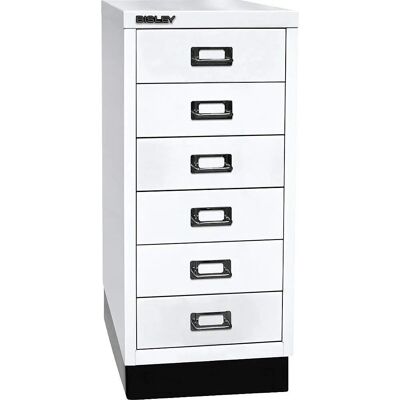 BISLEY MultiDrawer L296S Armario de archivos - 6 cajones, Blanco BISLEY MultiDrawer L296S Armario de archivos - 6 cajones, Blanco