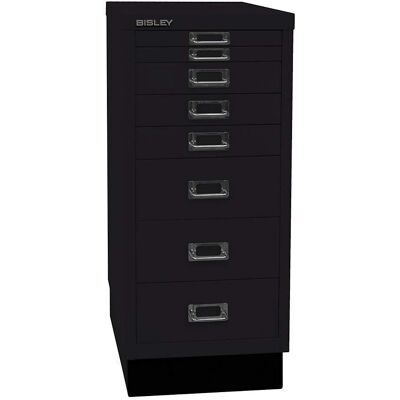 Armoire à tiroirs BISLEY MultiDrawer - 8 tiroirs, Noir, 27.8x38x67cm - Publicité Armoire à tiroirs BISLEY MultiDrawer - 8 tiroirs, Noir, 27.8x38x67cm - Publicité