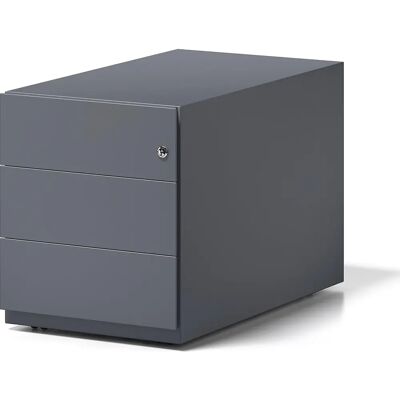 Contenedor con ruedas BISLEY Note - 3 cajones - Acero, Gris, 495x420x775mm Contenedor con ruedas BISLEY Note - 3 cajones - Acero, Gris, 495x420x775mm