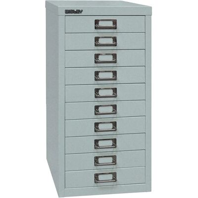 BISLEY MultiDrawer L2910 Armoire à tiroirs - 10 tiroirs - Argent - Publicité BISLEY MultiDrawer L2910 Armoire à tiroirs - 10 tiroirs - Argent - Publicité