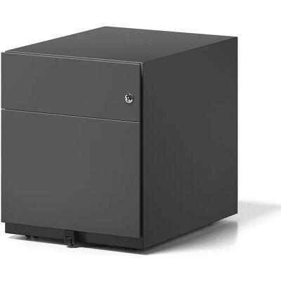 BISLEY Note Rollcontainer - Schwarz mit 2 Schubladen BISLEY Note Rollcontainer - Schwarz mit 2 Schubladen