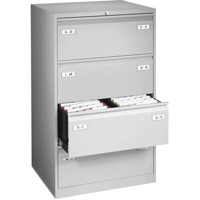 Bisley Light Hängeregistraturschrank - 4 Schubladen - Büroaufbewahrung Bisley Light Hängeregistraturschrank - 4 Schubladen - Büroaufbewahrung