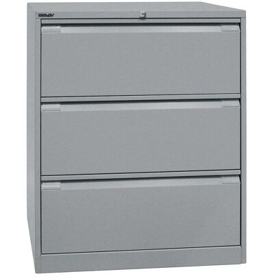 BISLEY Aktenschrank - Hellgrau - 3 Schubladen - Büromöbel BISLEY Aktenschrank - Hellgrau - 3 Schubladen - Büromöbel