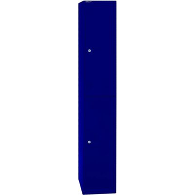 Armadio a spogliatoio Bisley blu Oxford - 2 scomparti - 30.5x45.7x180.2cm Armadio a spogliatoio Bisley blu Oxford - 2 scomparti - 30.5x45.7x180.2cm