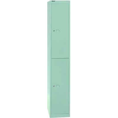 Armoire à 2 Compartiments Gris Clair - Bisley - Publicité Armoire à 2 Compartiments Gris Clair - Bisley - Publicité