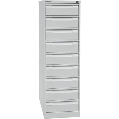 BISLEY Kartotékszekrény - Kétpályás, DIN A6, 9 Fiók - Archivschrank BISLEY Kartotékszekrény - Kétpályás, DIN A6, 9 Fiók - Archivschrank