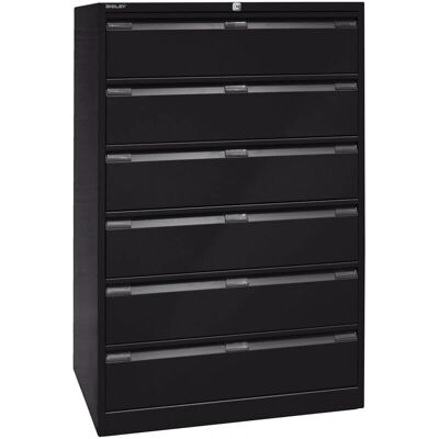 Archivo de acero BISLEY de 3 filas - DIN A5, 6 cajones Archivo de acero BISLEY de 3 filas - DIN A5, 6 cajones