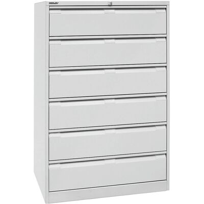 Archivo BISLEY - 3 estantes, DIN A5, 6 cajones, gris claro Archivo BISLEY - 3 estantes, DIN A5, 6 cajones, gris claro