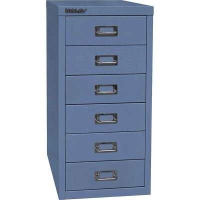 BISLEY MultiDrawer L296 Armadietto a cassetti - 6 cassetti, Blu, A4 BISLEY MultiDrawer L296 Armadietto a cassetti - 6 cassetti, Blu, A4