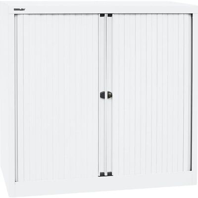 Cassetto archivio in acciaio BISLEY bianco - 2 ripiani regolabili - 100x43x103 cm Cassetto archivio in acciaio BISLEY bianco - 2 ripiani regolabili - 100x43x103 cm