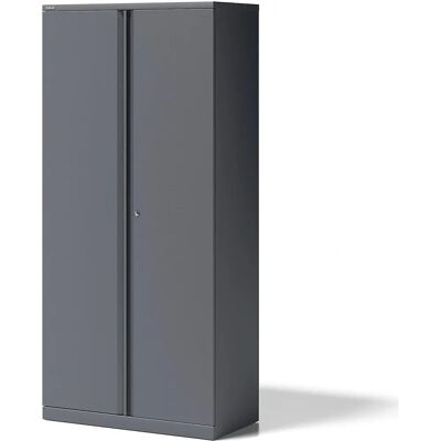 BISLEY Stahlschrank - Anthrazit - 4 Einlegeböden, 5 Ordnerreihen - Stauraum BISLEY Stahlschrank - Anthrazit - 4 Einlegeböden, 5 Ordnerreihen - Stauraum