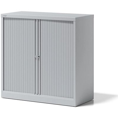 BISLEY ESSENTIALS Rollladenschrank - Lichtgrau, 1000x1000x470mm, 1 Fach, Blau Váz BISLEY ESSENTIALS Rollladenschrank - Lichtgrau, 1000x1000x470mm, 1 Fach, Blau Váz