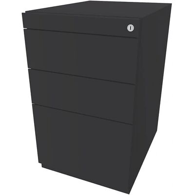 BISLEY Aufbewahrungscontainer - 2 Schubladen, Hängemappe, Ohne Top - Stahl, Anthrazit BISLEY Aufbewahrungscontainer - 2 Schubladen, Hängemappe, Ohne Top - Stahl, Anthrazit