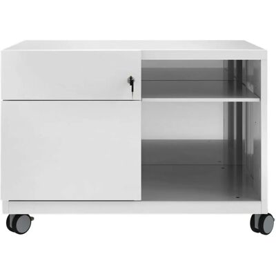 Contenedor con ruedas BISLEY Note Caddy - 2 Cajones - Gris claro - Organización de oficina Contenedor con ruedas BISLEY Note Caddy - 2 Cajones - Gris claro - Organización de oficina