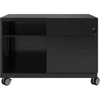 Bisley Notiz Caddy Rollcontainer - Metall, Schloss, 2 Schubladen Bisley Notiz Caddy Rollcontainer - Metall, Schloss, 2 Schubladen