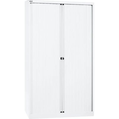 BISLEY Euro Schrank - 1200mm, 4 Regale, Verkehrsweiß BISLEY Euro Schrank - 1200mm, 4 Regale, Verkehrsweiß