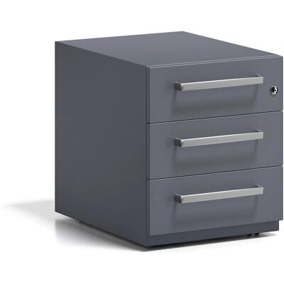 Contenedor móvil BISLEY Note - 3 cajones - gris antracita Contenedor móvil BISLEY Note - 3 cajones - gris antracita