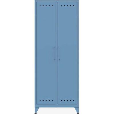 BISLEY Stalen Kast - 70x51x180cm - Blauw BISLEY Stalen Kast - 70x51x180cm - Blauw